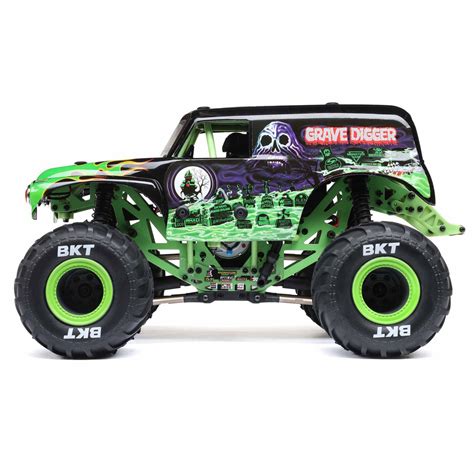 losi mini lmt grave digger|small grave digger monster truck.